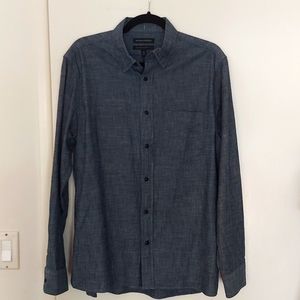Banana Republic Button Down Grey Shirt